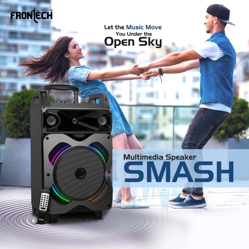 Frontech Smash Multimedia Wireless 60W Bluetooth 5.0 Trolley Speaker (SW-0175) Frontech Smash Multimedia Wireless 60W Bluetooth 5.0 Trolley Speaker (SW-0175)